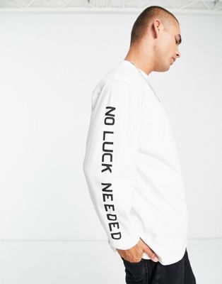  Dickies Union Springs long sleeve t-shirt in white  - ASOS Price Checker