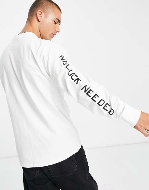  Dickies – Union Springs – Vit långärmad t-shirt , 2 av 4