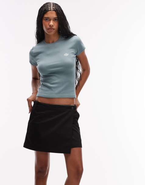 Dickies union wrap skirt in black - view 1