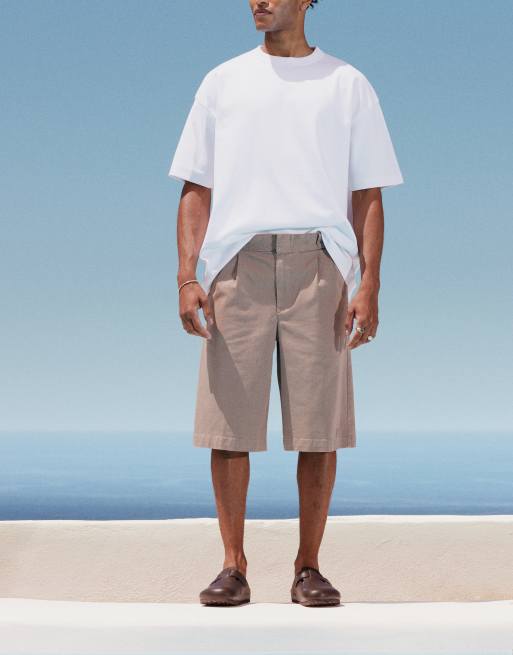 Dickies unionville 13 inch pleated work short in light tan, 4 of 5