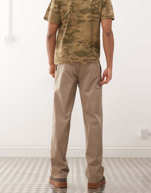 Dickies – Unionville – Brązowe spodnie w stylu roboczym z zakładkami, 3 z 5
