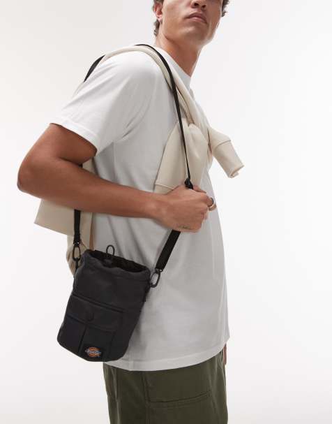 Dickies unionville nylon pouch bag in black - view 1