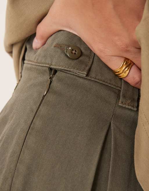 Dickies – Unionville – Plisowana spódnica w kolorze khaki, 2 z 5