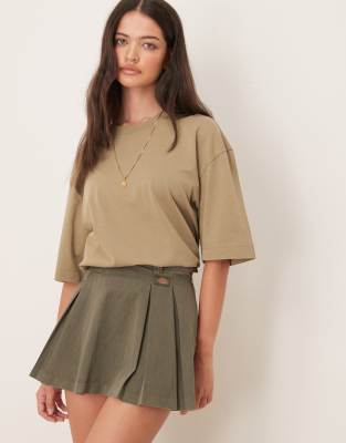 Dickies - Unionville - Work-Faltenrock in Khaki-Grün