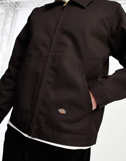 Dickies Dark Brown Lined Eisenhower Jacket