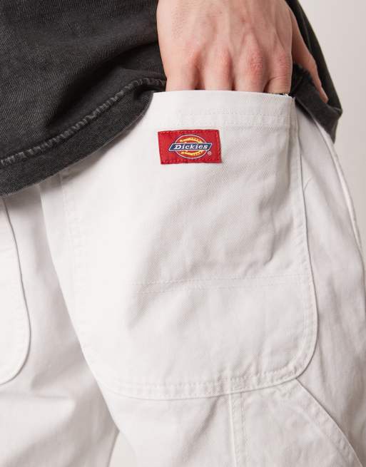 Dickies utility carpenter style painter pants in white, 3 of 5