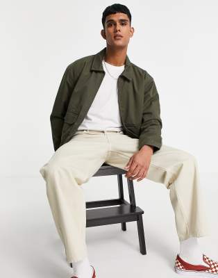 dickies utility eisenhower jacket in green