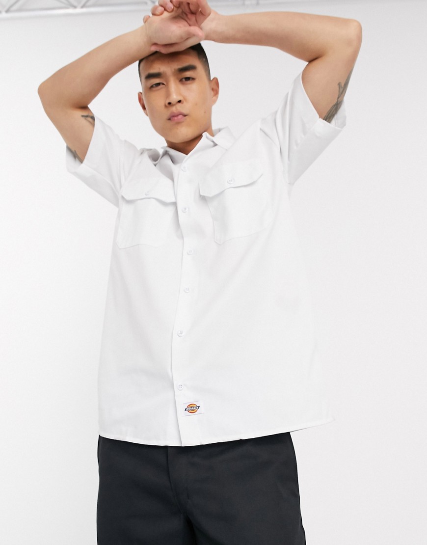 Dickies - Utility overhemd met korte mouwen in wit