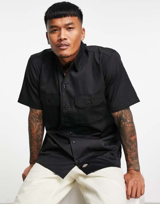  Dickies - Utility overhemd met korte mouwen in zwart