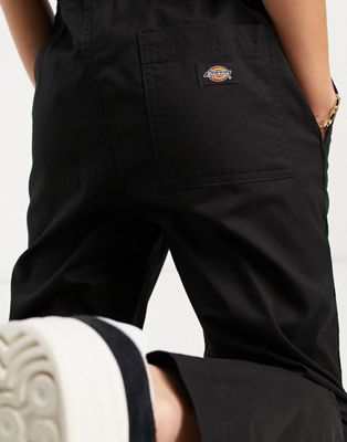 Dickies vale coverall jumpsuit in black