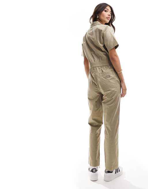 Dickies Vale coverall jumpsuit in khaki