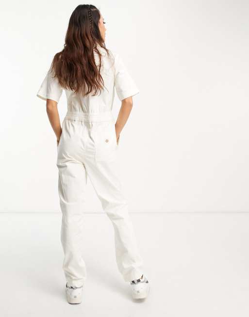 White best sale coverall jumpsuit