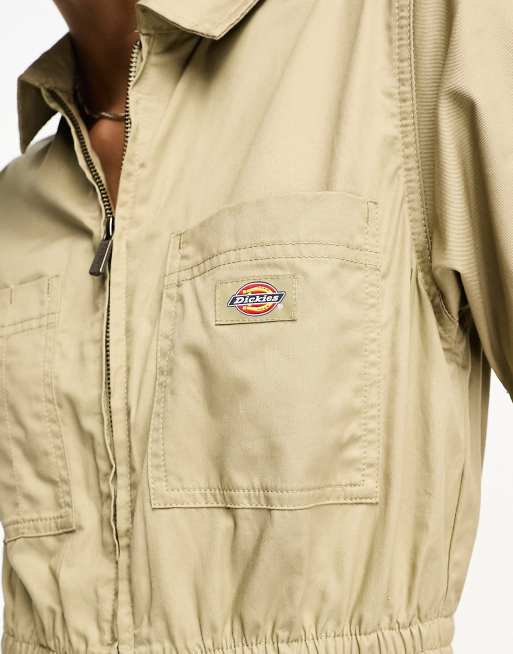 Dickies Vale coverall jumpsuit in khaki