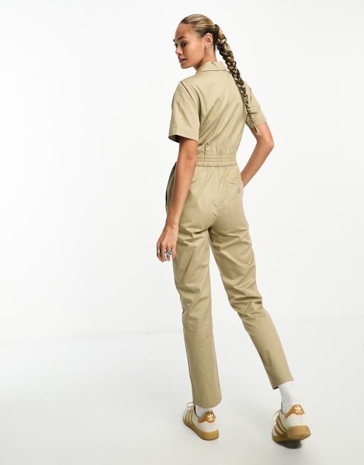 Dickies Women s Vale Coverall Khaki Tan L