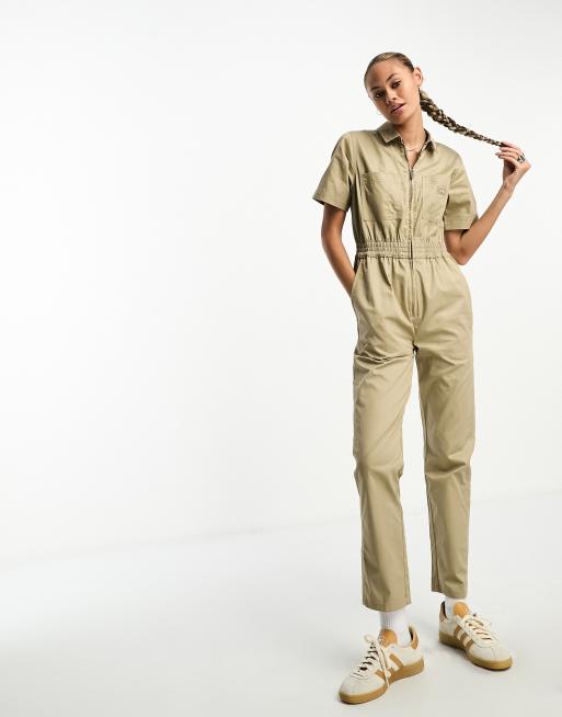 Dickies – Vale – Kombinezon z krótkimi rękawami w kolorze khaki