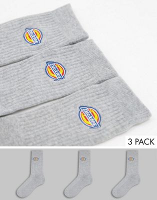 Dickies Valley Grove 3-pack socks in grey