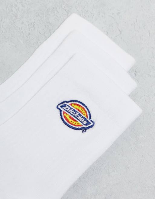 Dickies – Valley Grove – 3er-Pack mittelhohe Socke in Weiß, 4 von 4