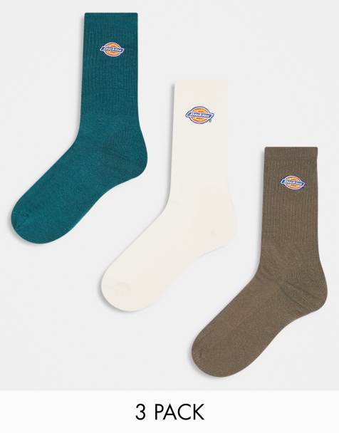 Dickies - Valley Grove - Confezione da 3 paia di calzini multicolore in tonalità neutre - view 1