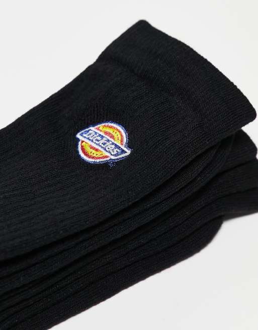 Dickies - Valley Grove - Confezione da 3 paia di calzini neri corti, 2 di 4