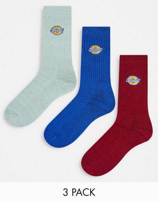 Dickies – Valley Grove – Flerfärgade strumpor, 3-pack