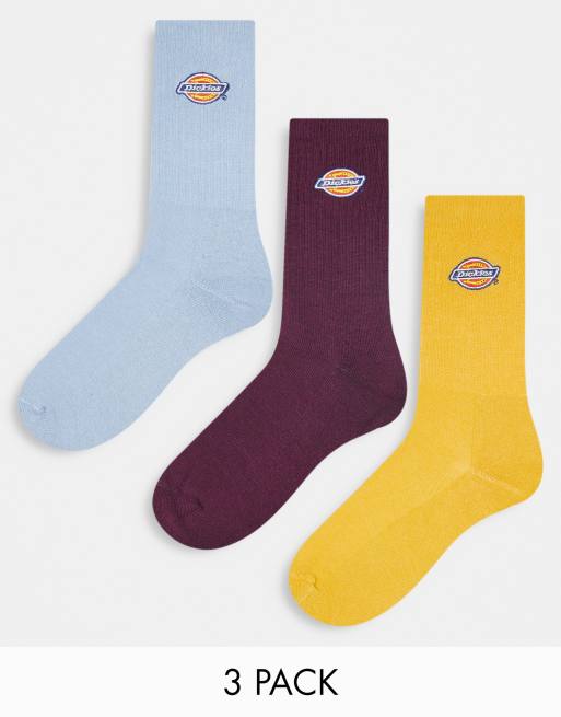 Dickies - Valley Grove - Lot de 3 paires de chaussettes - Multicolore