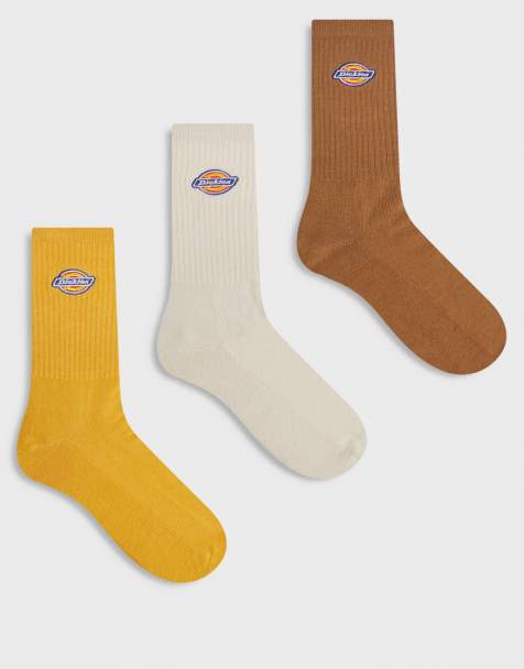 Dickies - Valley Grove - Lot de 3 paires de chaussettes - Gris, marron et jaune - view 1