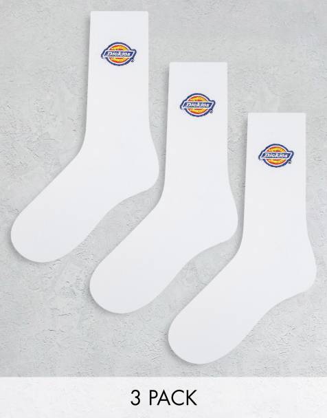 Dickies - Valley Grove - Lot de 3 paires de chaussettes mi-hautes - Blanc - view 1