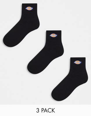 Dickies Dickies valley grove mid 3 pack socks multipack in black