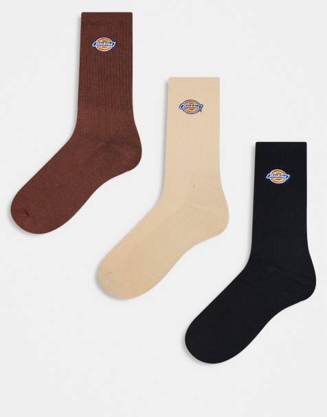 Dickies - Valley Grove - Set van 3 paar sokken in bruin multi - view 1
