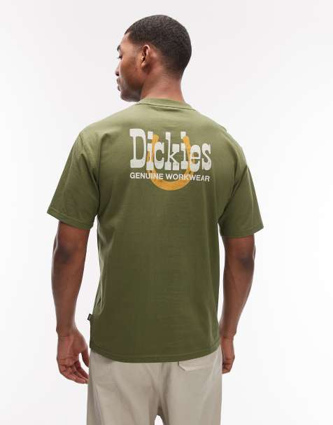 Dickies - Vernal - T-shirt met print op de achterkant in kaki - view 1