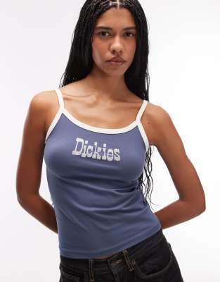 Dickies - Vernal - Trägertop in Dunkelblau mit Logo