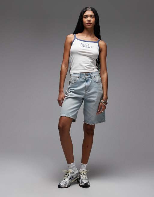 Dickies – Vernal – Trägertop in Weiß mit Logo, 2 von 4