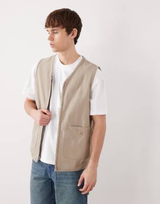 Dickies - Veste sans manches légère en toile - Beige moyen-Neutre