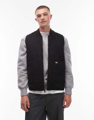 Dickies - Veste sans manches matelassée en toile - Noir