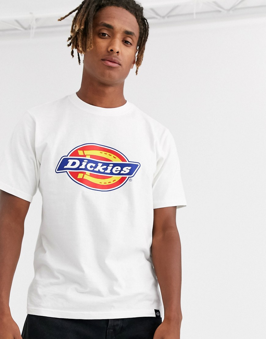 Dickies – Vit t-shirt med hästskologga