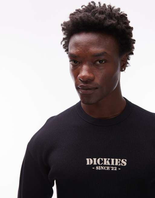 Dickies Men's Long Sleeve Tri-Color Logo Graphic T-Shirt - Heavyweight Cotton, Regular Fit - View #10