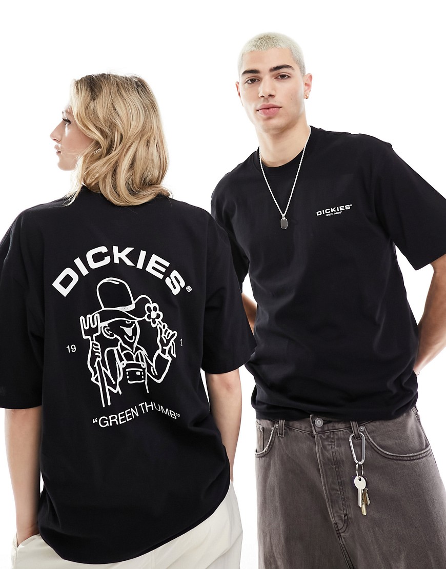 Dickies wakefield back print t-shirt in black