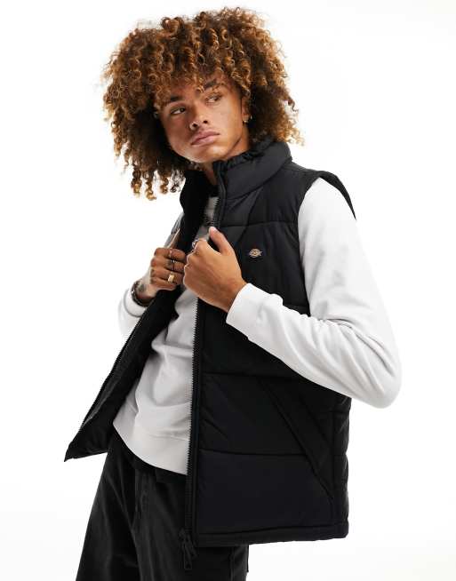 Dickies - Waldenburg - Gewatteerde bodywarmer in zwart