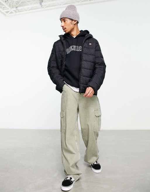 Black dickies coat sale