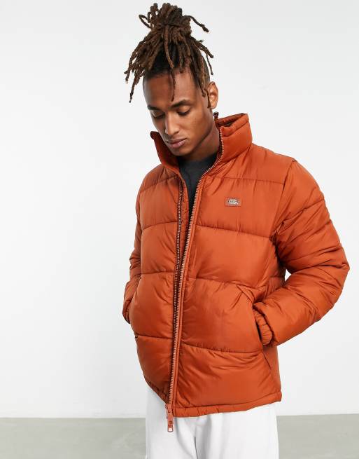 Jacket with best sale orange zipper