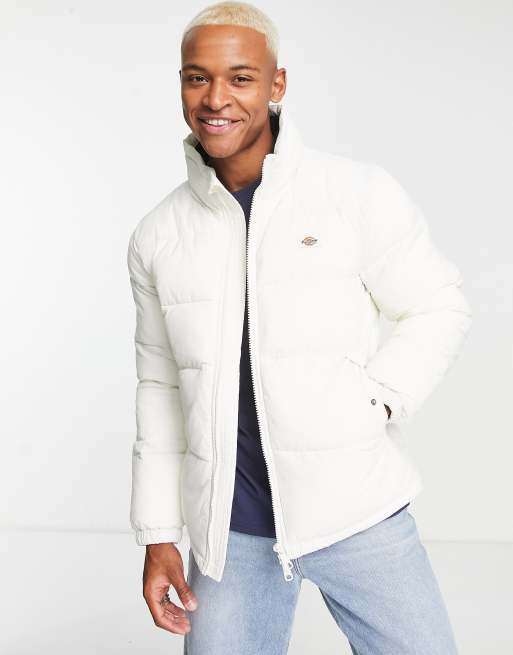 Dickies – Waldenburg – Steppjacke in gebrochenem Weiß