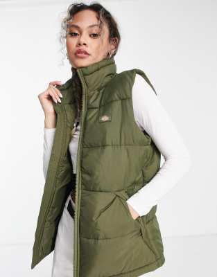 dickies vest khaki