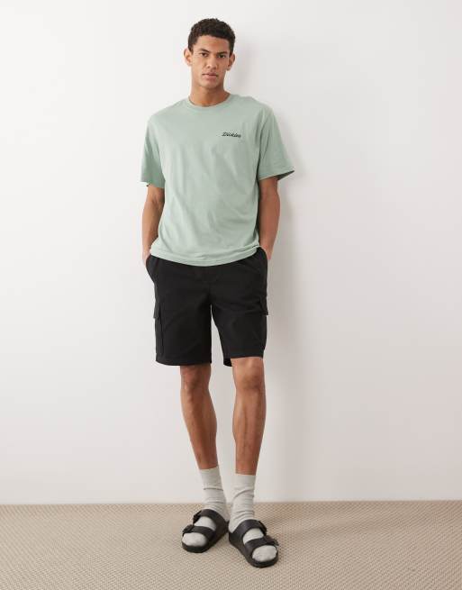 Dickies Wellsville backprint t-shirt in green, 2 of 5