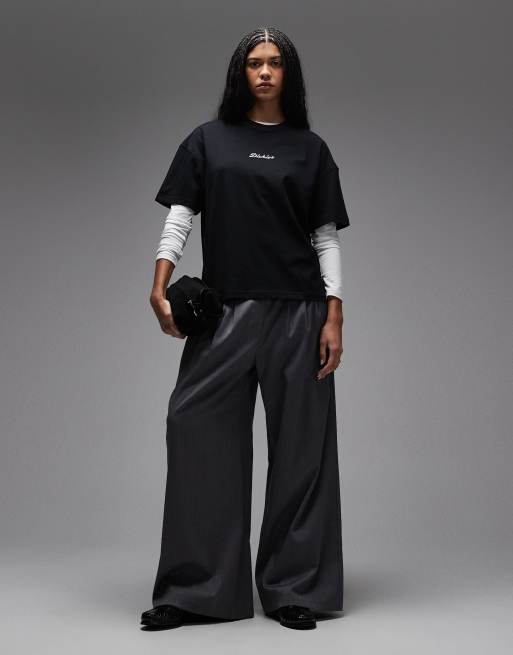 Dickies – Wellsville – Boyfriend-T-Shirt in Schwarz, 4 von 4