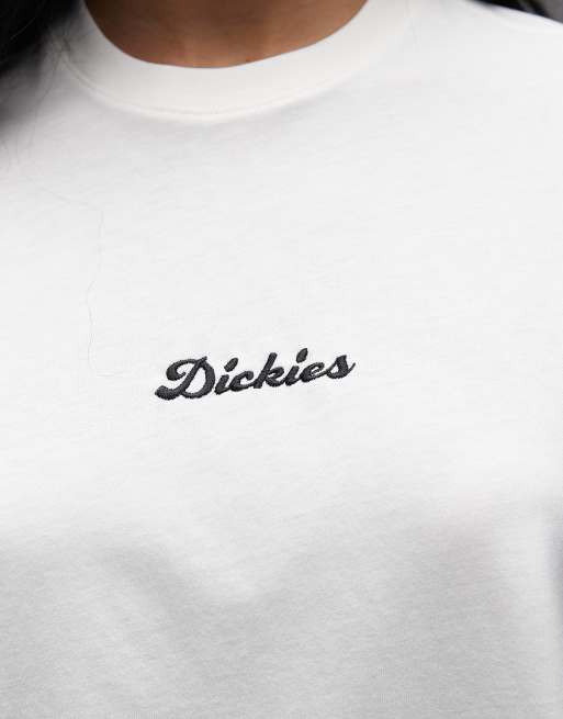 Dickies – Wellsville – Boyfriend-T-Shirt in Wollweiß, 3 von 4