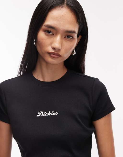 Dickies – Wellsville – Knapp geschnittenes T-Shirt in Schwarz, 3 von 4