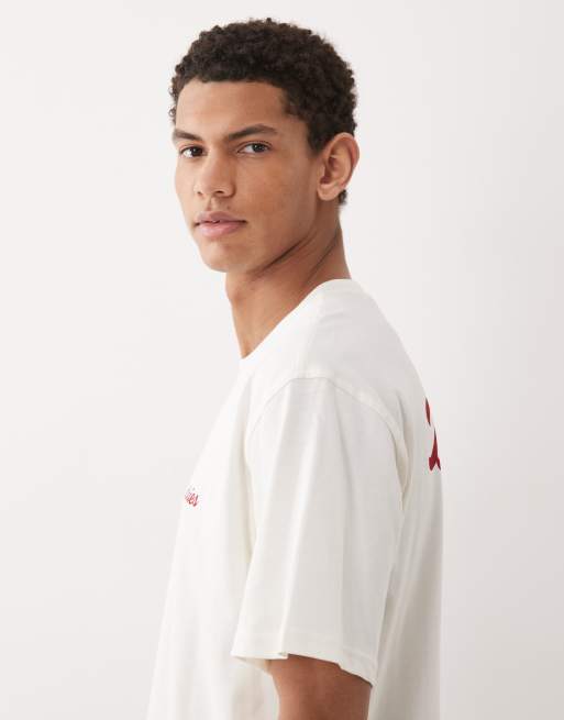 Dickies - Wellsville - T-shirt met print op de rug in wit, 4 van 5