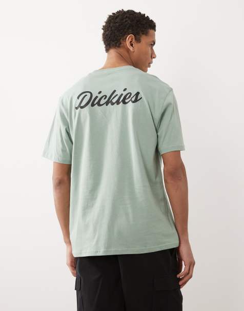 Dickies - Wellsville - T-shirt verde con stampa sul retro - view 1