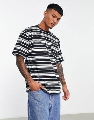 Dickies Westover Stripe t-shirt in black  - ASOS Price Checker