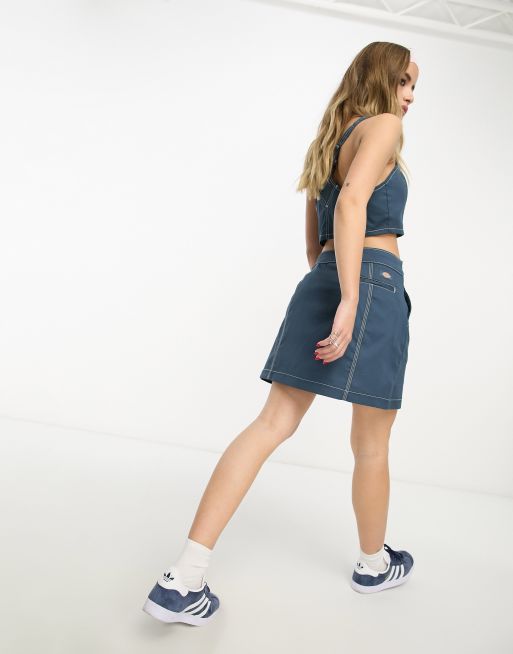 Dickies whitford skirt in blue - part of a set